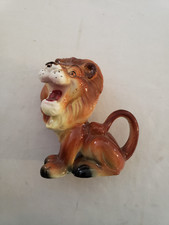 Vintage Ceramic? PORCELAIN? LION Figurine Figure Statue 5