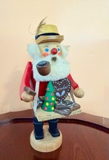 Erzgebirge Straco Smoker Christmas Gingerbread seller, wooden figurine 8” picture