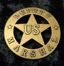 Deputy US Marshal Old West Replica Badge. . picture