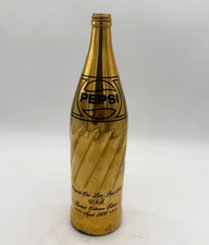 VTG 1976 Pepsi Gold 1 Liter Bottle Limited Collectors Edition Metric Transition picture