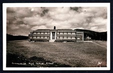 1930's Vintage Postcard ~Commercial High School, Hobart  (later Ogilvie) ~RPPC picture