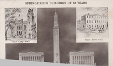 Postcard MA Springfield's Building of 83 Years  1911 Massachusetts Unposted picture
