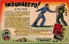 INSURRECTO Pio Pico Flores Western Post Card Storiettes No. 18 CT Art-Colortone picture