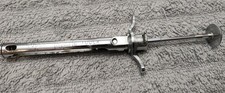Antique Wyeth Tubex Hypodremic Syringe Stainless Steel 1950s Medical Device picture