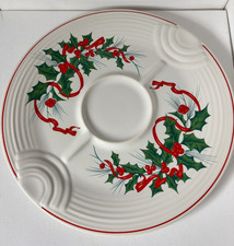 Fiesta Ware New in Box Hostess Tray for Chip and Dip Holiday Fiesta With Ribbon picture