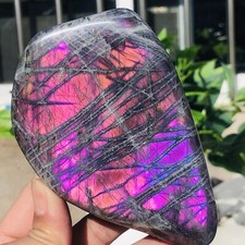 660g Natural Rare Purple Labradorite Quartz Crystal Mineral Specimen Healing picture