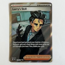Pokemon Larry's Skill 139/131 Prismatic Evolutions Ultra Rare Trainer 2025 NM picture