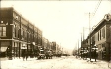 Kalispell MT Montana Main Street c1910 Real Photo Vintage Postcard bhn picture