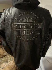 Harley-Davidson Road Warrior 3-in-1 Leather Jacket XL 98138-09VM Armor EUC picture