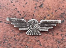 Antique 1920s 30s Thunderbird Whirling Log Pin Fred Harvey Era Native Jewelry picture