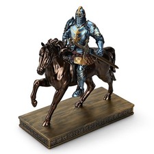 King's Guard Cavalry Warrior Leader Swordsman Armor Knight Statue Ornament as... picture