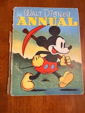Vintage 1937 The Walt Disney Annual Childrens Hardcover Book Whitman Publishing picture