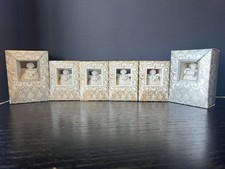 Lot of 6 VTG Margaret Furlong Retired Porcelain Shell Angel Ornaments in Boxes picture