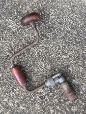 Vintage Brace Hand Drill - Ratcheting - 10
