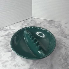 Vintage Dark Green Melamine Cigarette Ashtray Willert Home Products 1960s 1970s picture