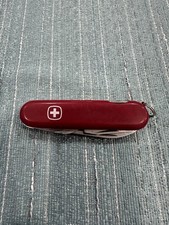 Vintage Retired Wenger Delemont Switzerland Genuine Swiss Army Pocket Knife. picture