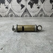 Vintage 1940's Brass Tube Whistle picture