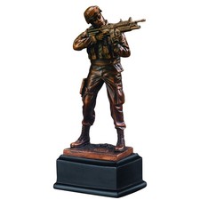 Marian Imports Army Statue - Figurine,Sculptures & Figurines, Bronze picture