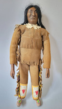 Antique Chief Seattle Native American Figure Doll Erla Earla Graham 8 1/2