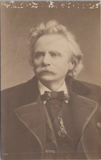 RPPC ** Norwegian Composer Pianist Edvard Grieg Music Germany 1910s picture