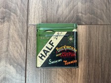 Half and Half Buckingham Bright Cut Plug tobacco pocket tin early 1930s picture