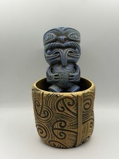 Munktiki Rare Wananga And Bowl Tiki Mug Paul Nielsen 2008 #64 picture