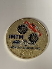 2019 International Monster Truck Museum Hall of Fame ceremony collectible coin. picture