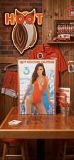SEALED 2019 Hooters Collectable Wall Calendar Opens to 16