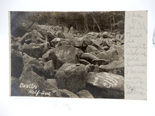 Neshanic Sourland Mountain NJ RPPC Real Photo Postcard Devil's Half Acre #2 picture