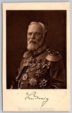 King Ludwig III Konig von Bayern Bavaria Royal Portrait Medals Vintage Postcard picture