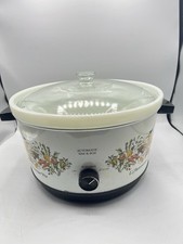 Vtg 1970s Spice of Life L'Automatique 5 Qt Sim-R-Pot Corningware Pyrex Slow Cook picture