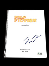 QUENTIN TARANTINO SIGNED AUTOGRAPH MOVIE SCRIPT PULP FICTION BECKETT BAS COA E picture