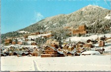 Leysin Switzerland City View Swiss Alps 1960s Postcard picture