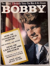 1968 BOBBY Robert F. Kennedy Story The Man & His Dream Memorial Magazine RFK JFK picture