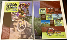 No Fear: Downhill Mountain Bike Racing - Vintage Gaming Print Ad / Wall Art picture