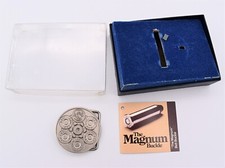 Smith and Wesson .357 Magnum Revolver Cylinder Collectible Belt Buckle picture
