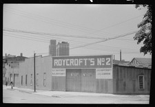 Photo:Roycroft's No 2 building city skyline 1930s industrial street scene picture