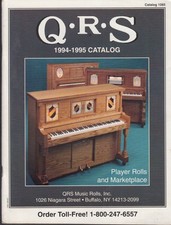 QRS Music Player Piano Rolls Catalog 1994-1995 pianos music boxes &c picture