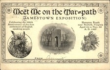 Jamestown Exposition MEET ME ON THE WAR PATH O. C. Schofield c1907 Postcard bhn picture