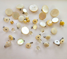 Vintage Mother Of Pearl Buttons Lot picture