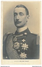 1900s royalty Italy Prince Luigi Amedeo, Duke of the Abruzzi photo postcard picture
