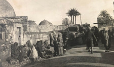 PALESTINE JENIN REAL PHOTO STUNNING ANIMATED PC RARE 1930 picture