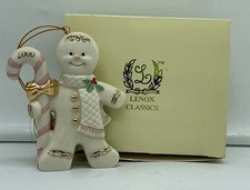 Lenox Christmas Treat Gingerbread Man 2000 Ornament -  picture