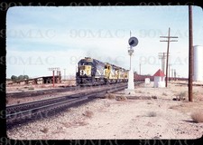 SANTA FE-ATSF. EMD GP35 #3400. Goffs (CA). Original Slide 1977. picture