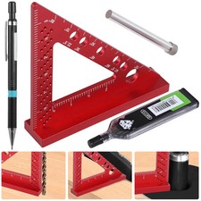 Small Carpenter Square Woodworking - Small Square Tool with Fixed Angle Pin and picture