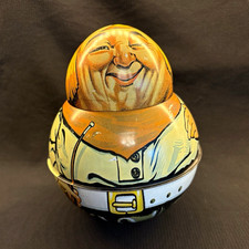 Vintage 1979 Bristol Ware Cowboy Roly Poly Tobacco Tin Mayo's Cut Plug picture