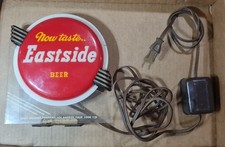 RARE 60's Eastside Old Tap Lager Beer Table Top light up Sign Pabst Brewing picture