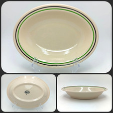 1 Glo Tan Restaurant Ware Oval Serving Bowl 10