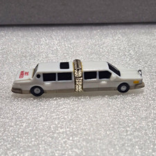 Vintage Midwest of Cannon Falls PHB Just Married Limousine Porcelain Hinged Box picture