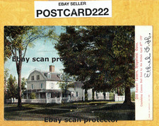 CT Ridgefield 1906 antique postcard OLD KEELER TAVERN Connecticut picture